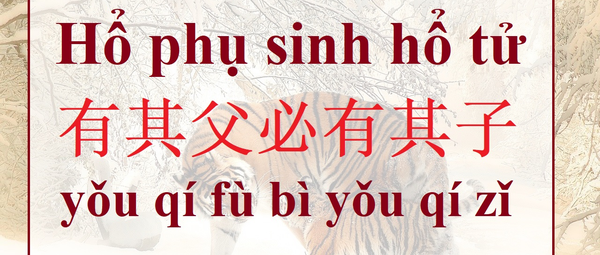 Hổ phụ sinh hổ tử - Tiếng Trung Ánh Dương - Blog